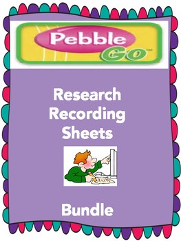 Preview of Research Recording Pages Bundle