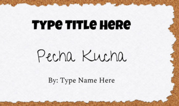 Preview of Pecha Kucha Template