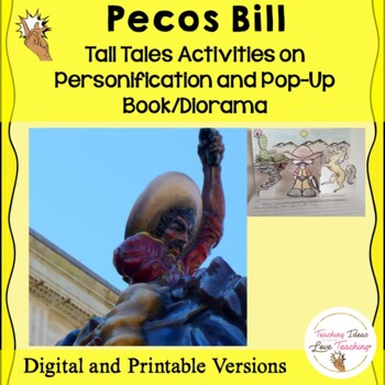 Preview of Pecos Bill - Tall Tale Activities on Personification