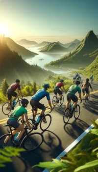 Preview of Pedal Power: Cycling Poster