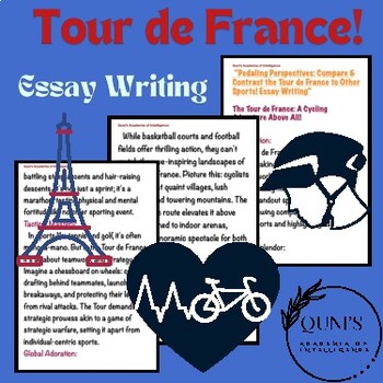 Preview of Pedaling Perspectives Compare & Contrast Tour de France to Other Sports! Essay