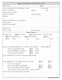 Pediatric Case History Form (American English version)