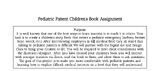 Pediatric Emergency Children's Book 