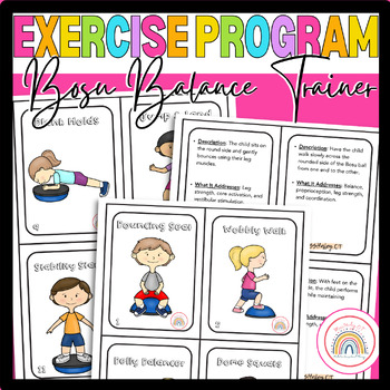 Preview of Pediatric Exercise Program: Bosu Balance Trainer Edition; OT, PT, Gross Motor.