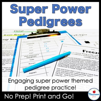 Preview of Pedigree Activities and Worksheets