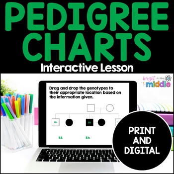 Preview of Pedigree Charts Interactive Lesson