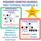 Pedigree Genetics: 2 Tutorial and Question Packet Bundle!
