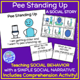 Pee Standing Up- A Social Story for Boys to Learn How to P