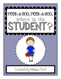Peek-A-Boo, Where is the Student (boy)?-Adapted Book for Autism