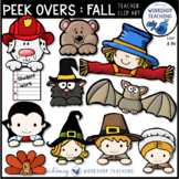 Peek Overs: FALL Clip Art