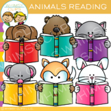 Peek-a-Boo Animals Reading Clip Art