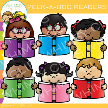 Preview of Peek-a-Boo Readers Clip Art