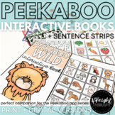 Peekaboo Interactive Book Companion BUNDLE + BOOM Cards fo