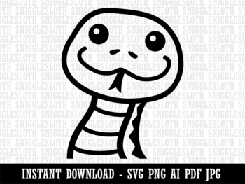 Peeking Sloth Clipart Instant Digital Download AI PDF SVG PNG JPG Files for  Comm