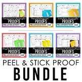 Peel & Stick Geometry Proofs Bundle