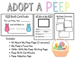 Peep Adoption Project (Peep Day Activities / Easter Project)