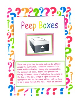 Preview of Peep Boxes