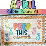 Peep Remix // Spring Retro Bulletin Board Classroom Decor