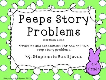 Preview of Peeps Story Problems