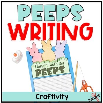 Preview of Peeps Writing Craft Activity for Spring 2nd 3rd Grade