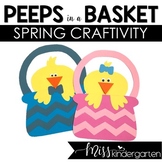 Easter Basket and Chick Craft for Kindergarten