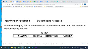 Preview of Peer Assessment