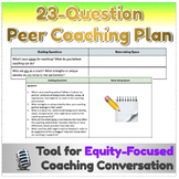 Peer Coaching Planning Tool