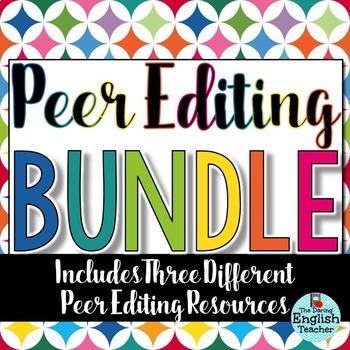 Preview of Peer Editing Bundle for Secondary Students