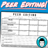 Peer Editing Sheet