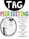 Peer Editing with T.A.G.