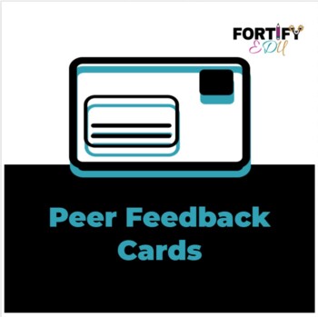 Preview of Peer Feedback Cards