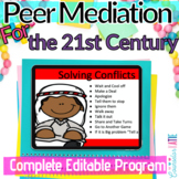 Peer Mediation Bundle - Conflict Resolution Lessons- Editable