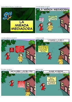Preview of Peer Mediation at School: La mirada mediadora comic strip (Spanish) (+ Digital)