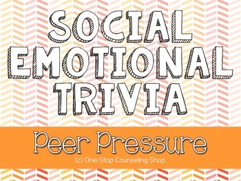 Preview of Peer Pressure Trivia Game