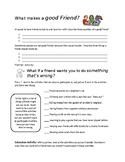 Peer Pressure and Friendship Worksheet, Peer Pressure Work