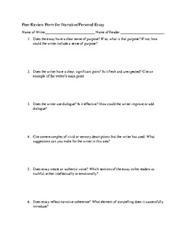 peer review expository essay