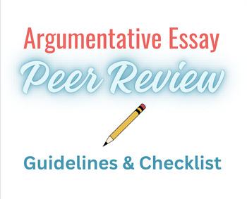 peer review checklist for argumentative essay