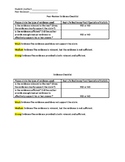Peer-Review Textual Evidence Checklist for Argumentative Writing