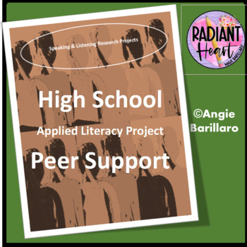 Preview of Independent or Group Research Project - Peer Support focus SELF-PACED LEARNING