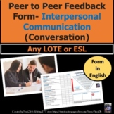 Peer to peer Feedback Interpersonal Communication For Any 