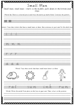 Peggy Lego Aligned Handwriting Pages - Victorian Modern Cursive Font