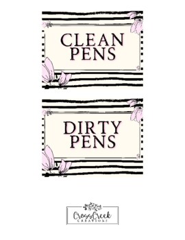 Pen Cup Printables by Cross Creek Creations