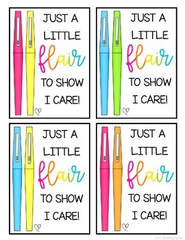 A Little Flair Free Printable