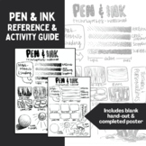 Pen & Ink - Reference Handout, Poster, Worksheet