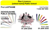 Pen Licence in MS Publisher