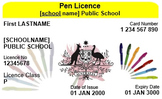 Pen Licence in MS Word