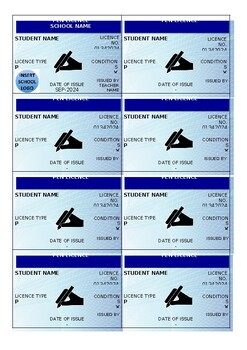 Preview of Pen Licence ID Cards (Aus Vic)