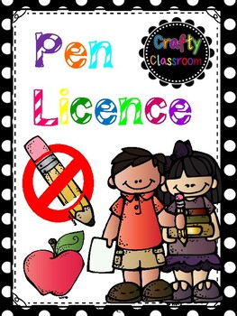 Preview of Pen Licence Template