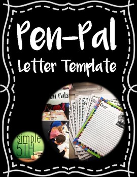 Pen Pal Kit / Letter writing kit/practice letter writing/handwriting /  printable