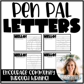 Preview of Pen Pal Letter Writing